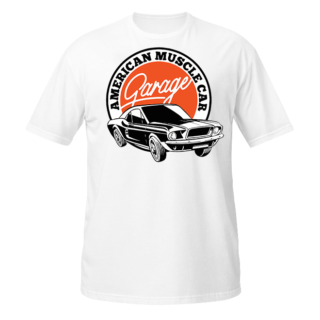 American Muscle Car Garage Unisex T-Shirt