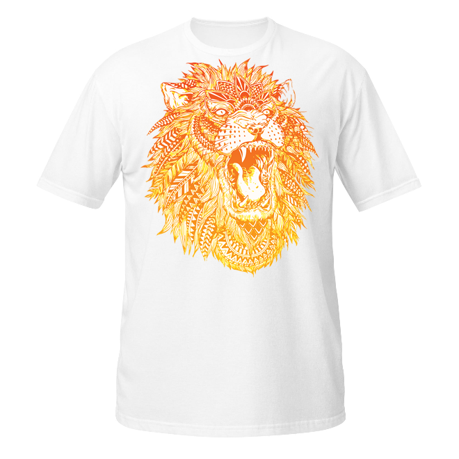 Tribal Lion unisex t-shirt