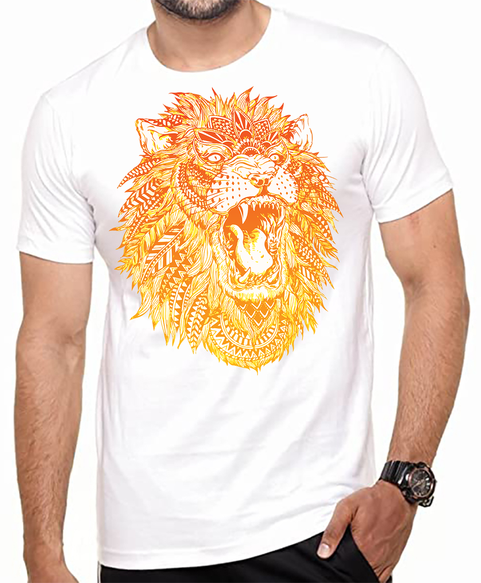 Tribal Lion unisex t-shirt