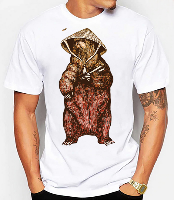 Zen Bear unisex t-shirt