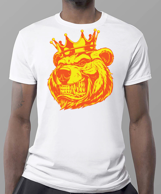 Bear King unisex t-shirt