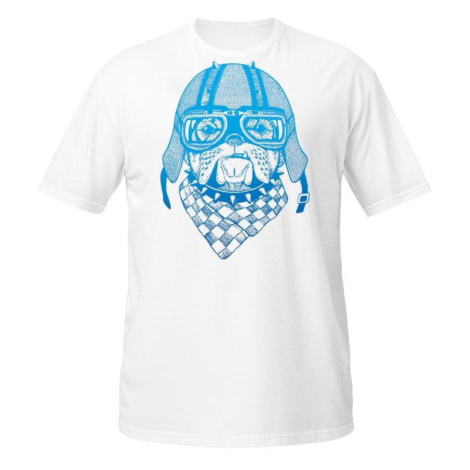 Biker Doggy unisex t-shirt