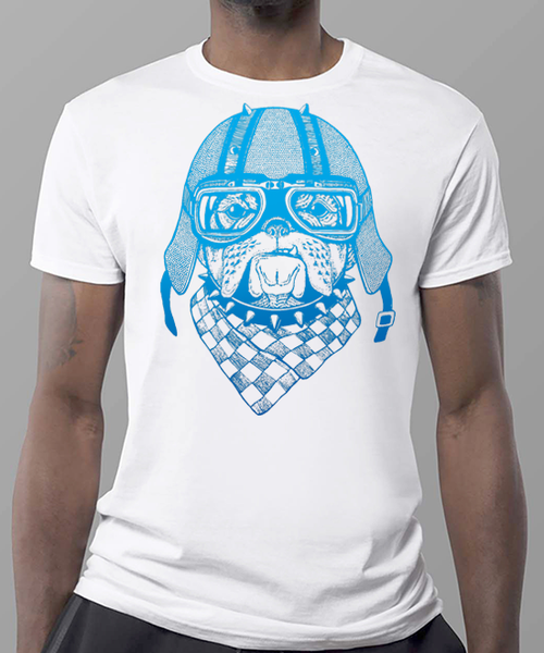Biker Doggy unisex t-shirt