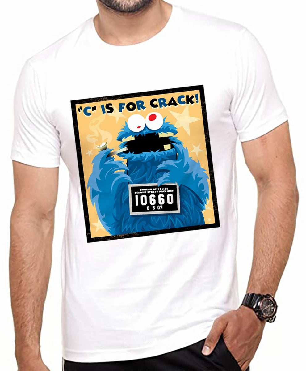Cookie the Crack Monster unisex t-shirt