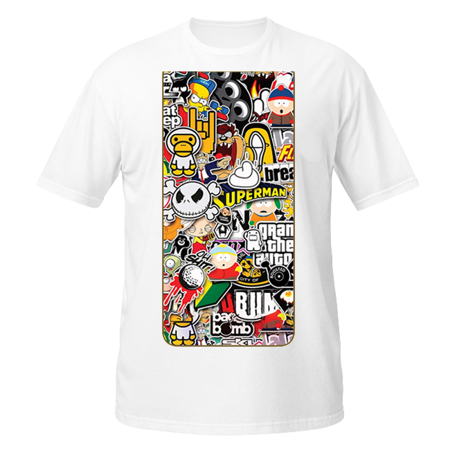 Collage of Chaos unisex t-shirt