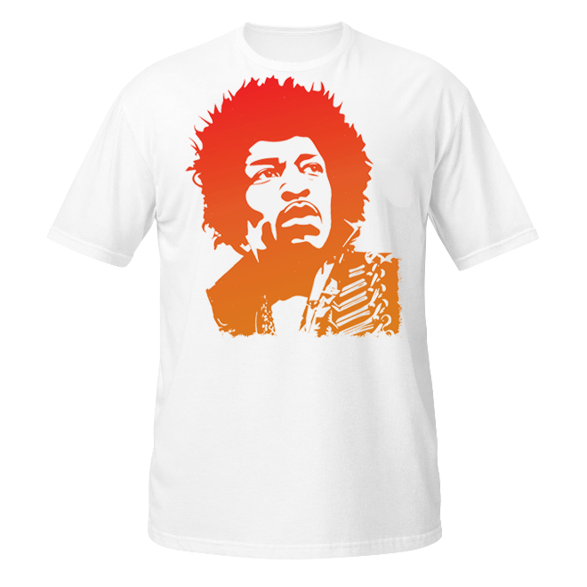 Jimi Hendrix Fire unisex t-shirt
