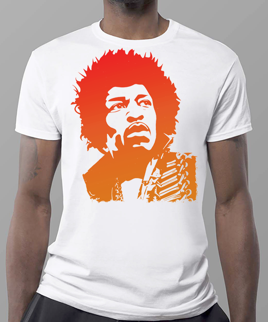 Jimi Hendrix Fire unisex t-shirt