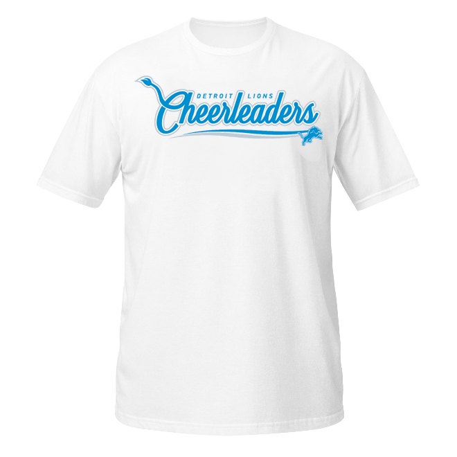Lions Cheerleader unisex t-shirt