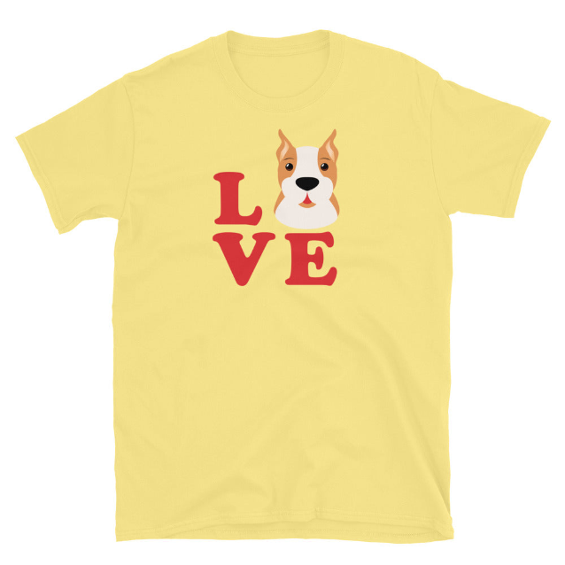 Love Pitbulls unisex t-shirt