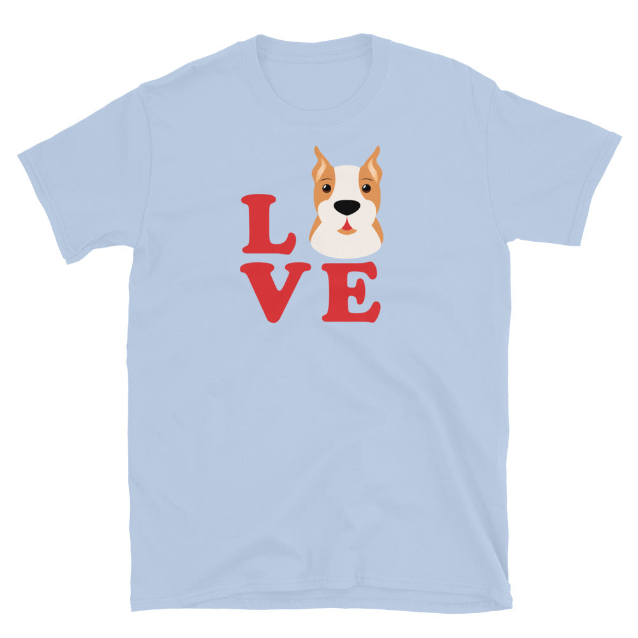 Love Pitbulls unisex t-shirt