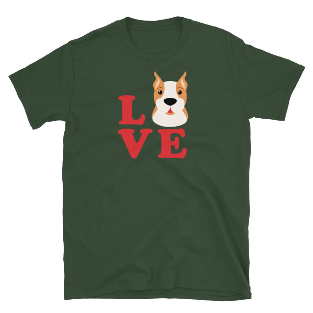 Love Pitbulls unisex t-shirt