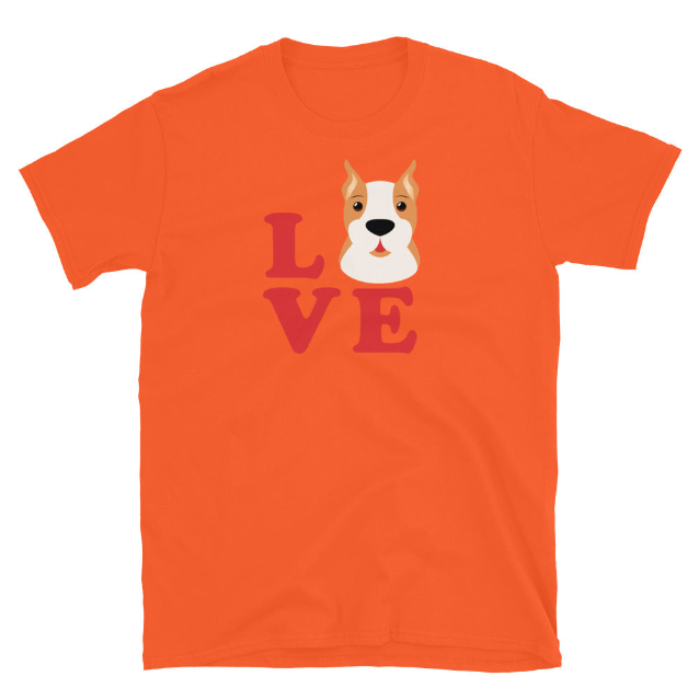 Love Pitbulls unisex t-shirt