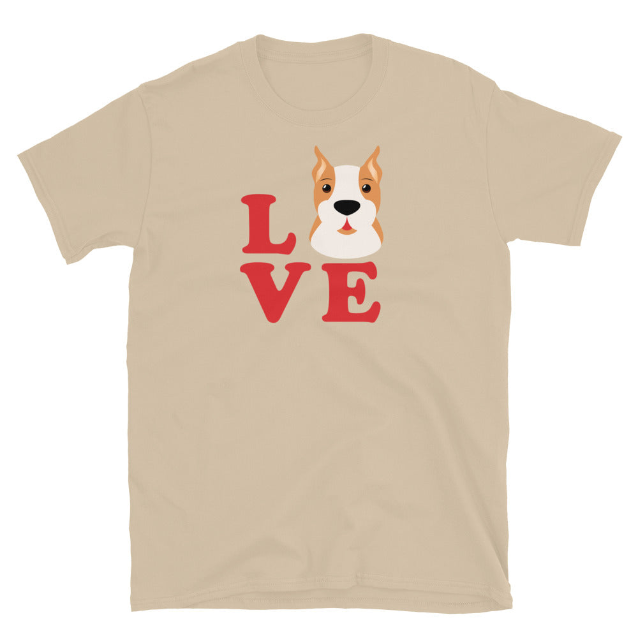 Love Pitbulls unisex t-shirt