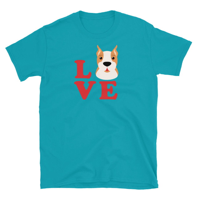 Love Pitbulls unisex t-shirt
