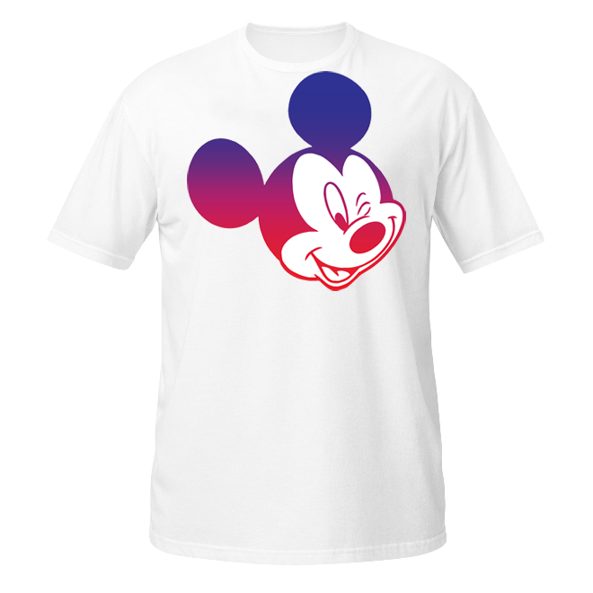 Winking Mickey unisex t-shirt
