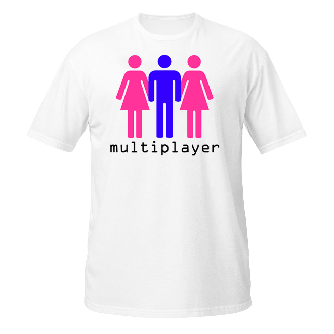 Multiplayer unisex t-shirt