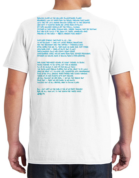 Nas (NY State of Mind Lyrics on Back) unisex t-shirt