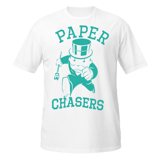 Paper Chasers unisex t-shirt