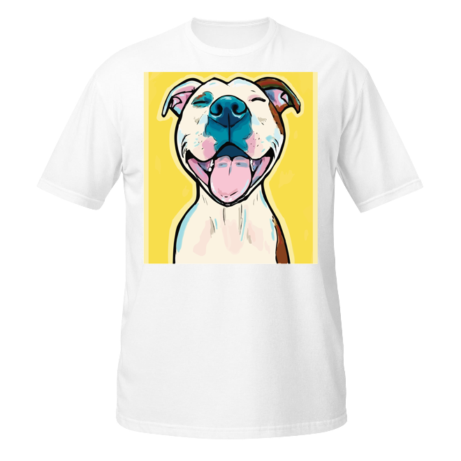 Smiling Pitbull unisex t-shirt
