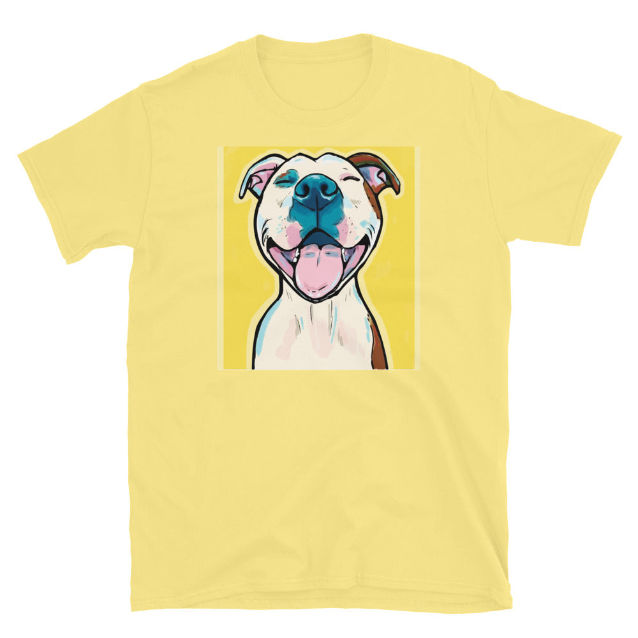 Smiling Pitbull unisex t-shirt