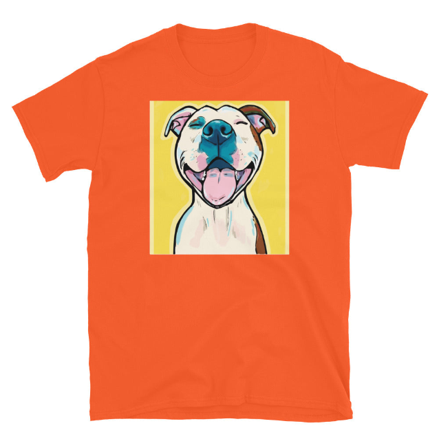 Smiling Pitbull unisex t-shirt