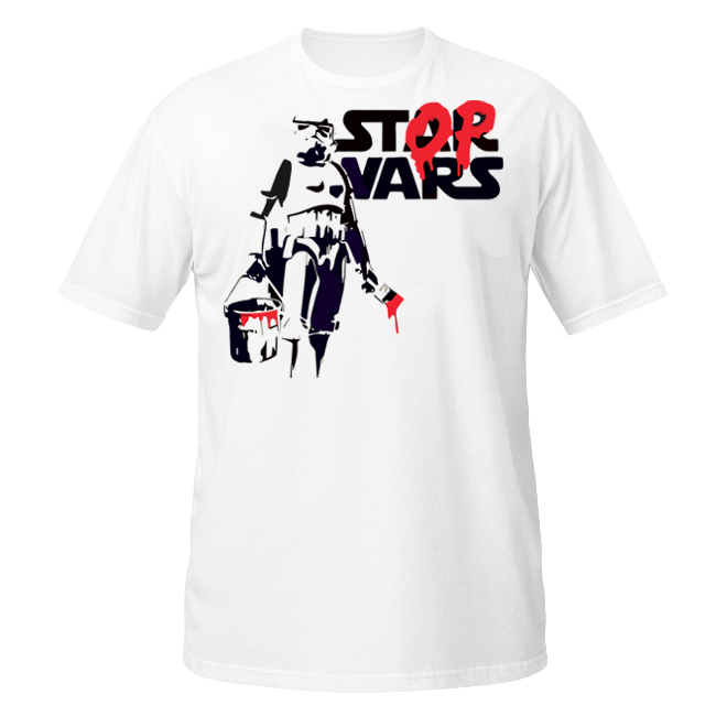 Stop Wars, Bansky unisex t-shirt