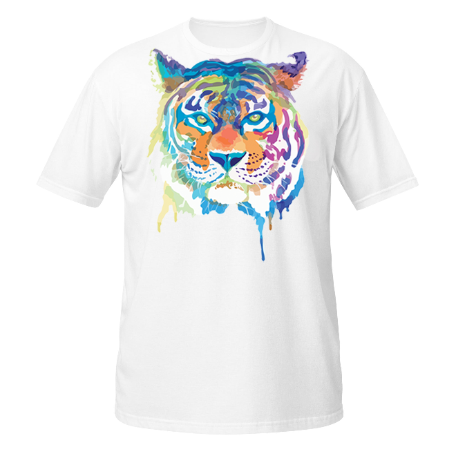 Tiger Watercolor unisex t-shirt