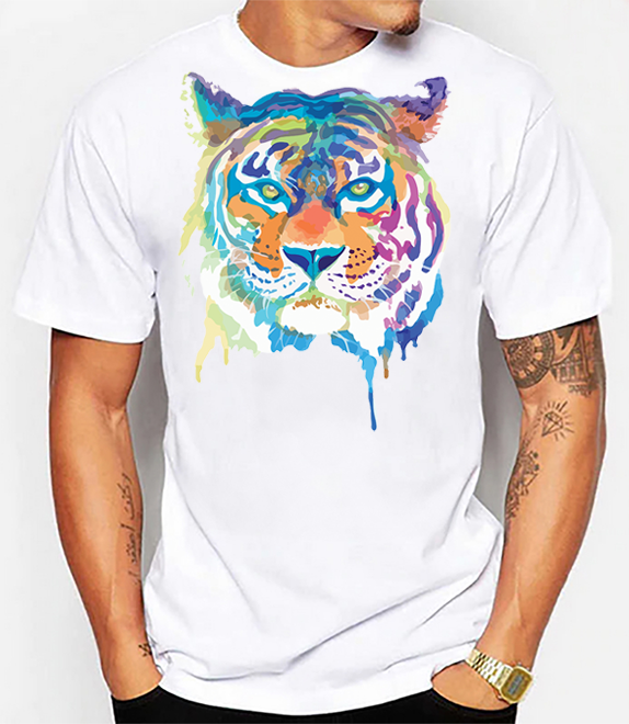 Tiger Watercolor unisex t-shirt