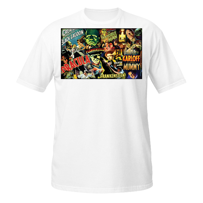 Vintage Monsters unisex t-shirt