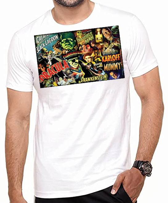 Vintage Monsters unisex t-shirt