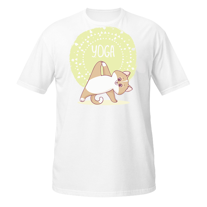 Yoga Cat unisex t-shirt