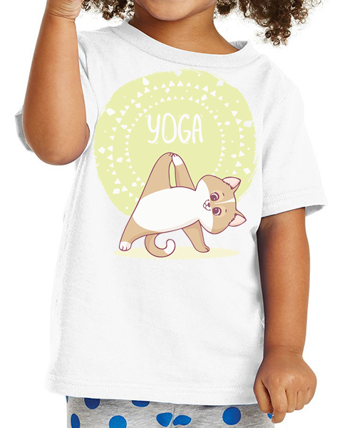 Yoga Cat unisex t-shirt